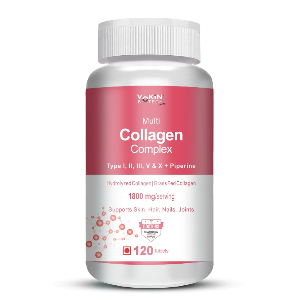 Vokin Biotech Multi Collagen Complex Peptide Tablets