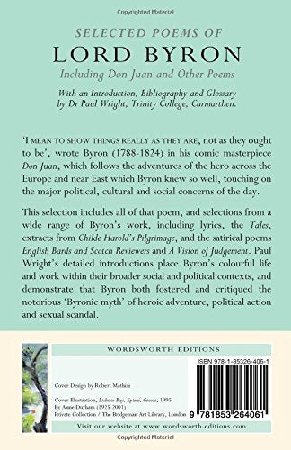 Selected Poems of Lord Byron: Including Don Juan and Other Poems