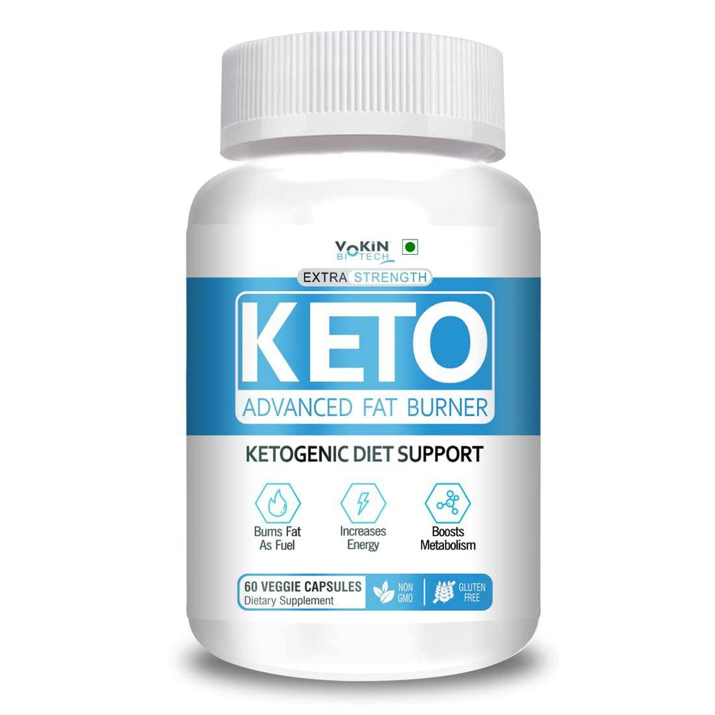Vokin Biotech Keto Capsules Advance Weight Loss Fat Burner Supplement with (Green Tea + Garcinia Cambogia + Green Coffee) Extract Capsules