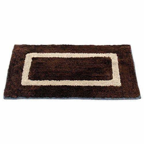 Handicraft Style Eco Series 2 Piece Cotton Blend Door Mat - 16"x24", Grey and Brown