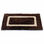 Handicraft Style Eco Series 2 Piece Cotton Blend Door Mat - 16"x24", Grey and Brown