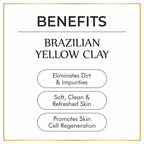 Nuerma Science Brazilian Yellow Clay | Reduces Acne & Eliminates Impurities