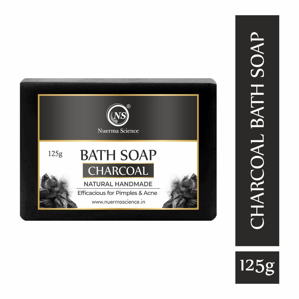 Nuerma Science Charcoal Bath Soap | Efficacious for Pimples & Acne - Distacart