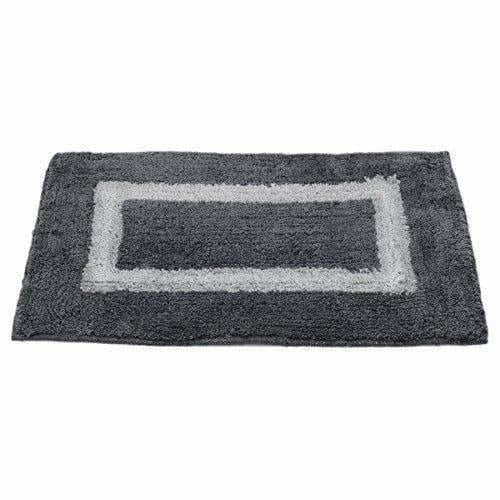 Handicraft Style Eco Series 2 Piece Cotton Blend Door Mat - 16"x24", Grey and Brown