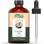 Organic Zing Coconut (Cocos Nucifera) Oil | Pure & Natural Carrier Oil for Skincare, Hair Care and Massage