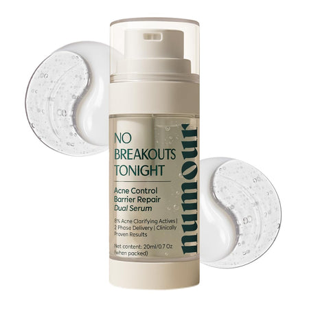 Numour No Breakouts Tonight Acne Control Barrier Repair Dual Serum
