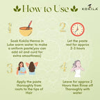 Kokila 100% Natural Organic Henna Leaves Powder For Natural Hair Color