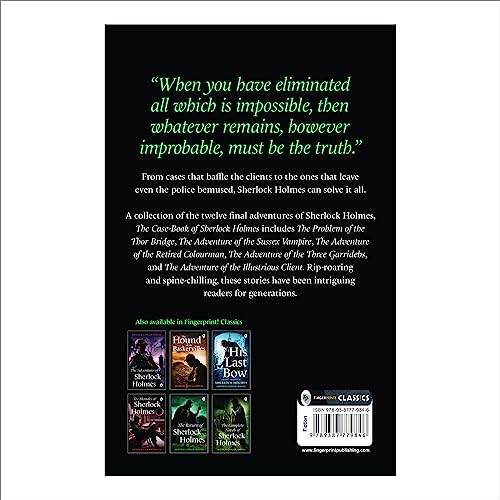 The Case-Book of Sherlock Holmes