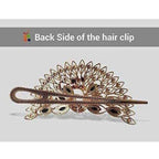 Peacock Hair Band / Hair Clip