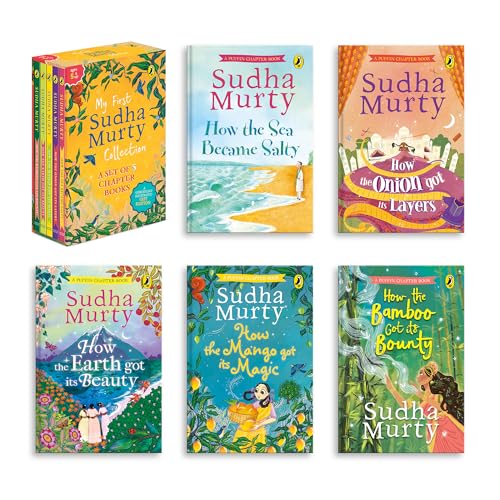 My First Sudha Murty Collection: A Set of 4 Chapter Books | Gift this full colour, illustrated storybooks set to children