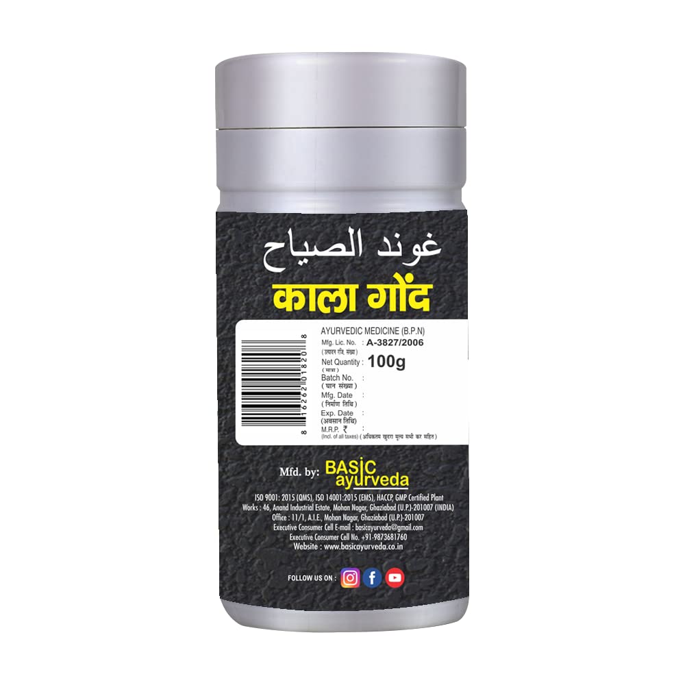 Basic Ayurveda Gond Siyah - Distacart