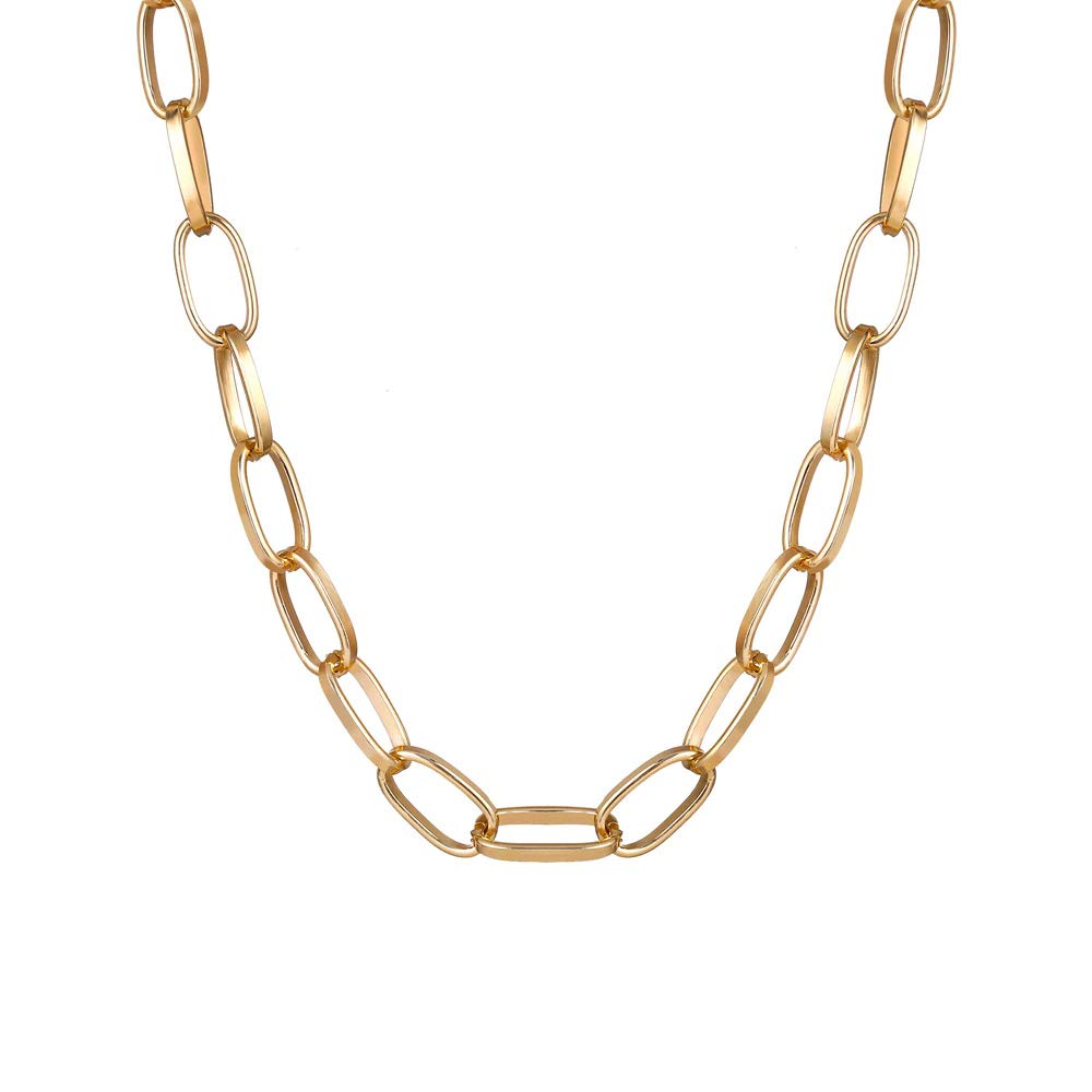 Gold-Toned Alloy Golden Chain Necklace - The Pari
