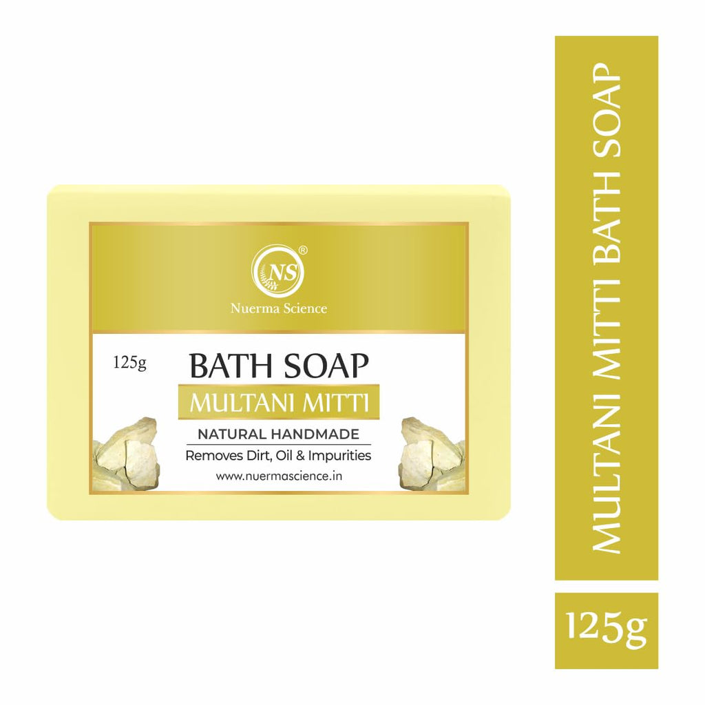 Nuerma Science Multani Mitti Bath Soap | Purifies & Detoxifies Skin - Distacart