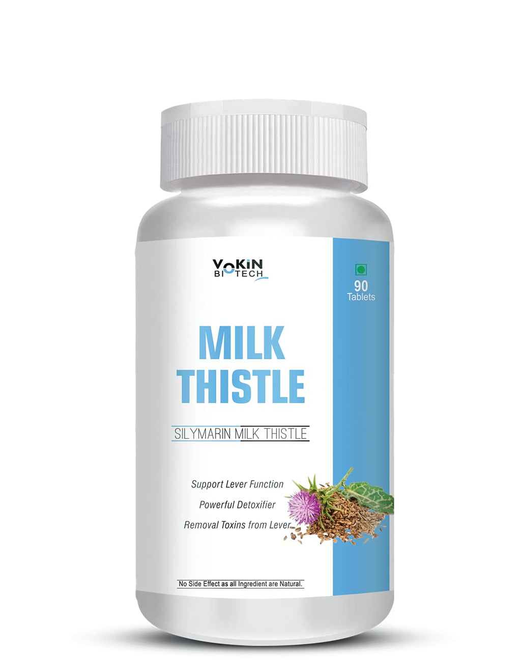 Vokin Biotech Milk Thistle Supplement for Liver Support and Liver Detox