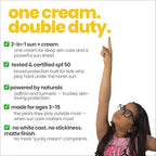 TuCo Intelligent Kids 2-in-1 Saffron Face Cream Plus Sunscreen For Sun Protection And Glow