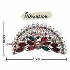 Peacock Hair Band / Hair Clip
