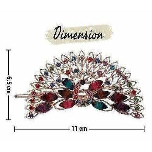 Peacock Hair Band / Hair Clip