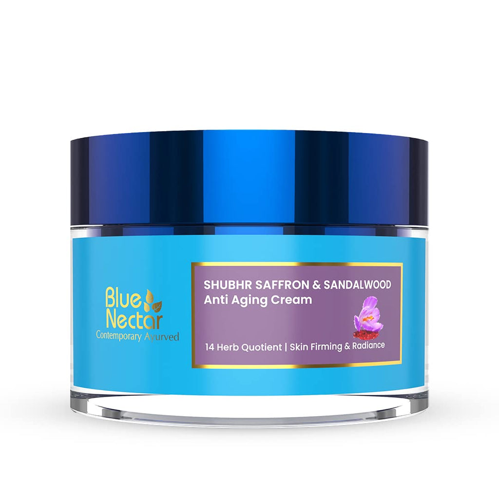 Blue Nectar Shubhr Anti Aging Saffron Cream - Skin Firming & Radiance