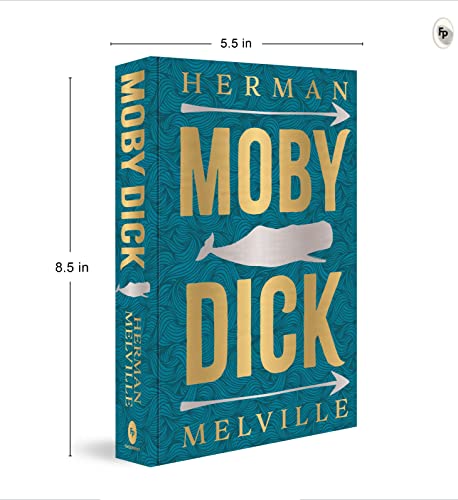 Moby Dick by Herman Melville (Deluxe Hardbound Edition) – Classic American Literature| Adventure Novel