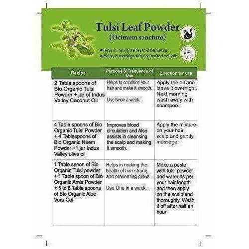 Indus Valley Bio Organic Hibiscus and Reetha Powder with Tulsi, 300g