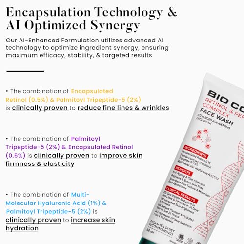 Bio Code Encapsulated Retinol & Peptide Complex Face Wash