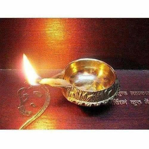 Diwali Kuber Deepak - Diya Oil Lamp For Puja Set Of 2