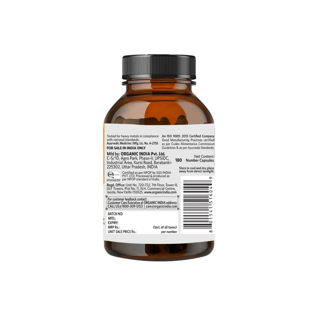 Organic India Immunity Capsules - Distacart