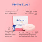 Softsens Baby Nourishing Soap Bar Enriched with Colloidal Oatmeal, Shea Butter & Vitamin E