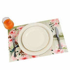 Dining Table Kitchen Place mats - 6 Pieces - 1 Set