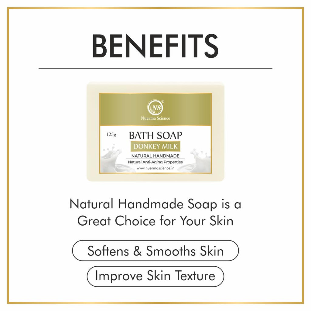 Nuerma Science Donkey Milk Bath Soap | Nourishes & Revitalizes Skin - Distacart