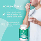 Vokin Biotech Keto Guru 60 Tablets Supplement for Weight Management, Fat Burner, Appetite Suppressant-
