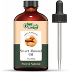 Organic Zing Sweet Almond (Prunus Amygdalus) Oil | Pure & Natural Essential Oil for Skincare, Hair Care, Massage