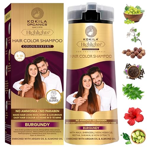 Kokila Shampoo For Men & Women, No Ammonia, No Paraben - Distacart