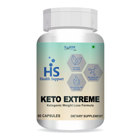 Vokin Biotech Keto Extreme Ketogenic Weight Loss Formula with Garcinia Cambogia Extract Fat Burner | Metabolism Booster