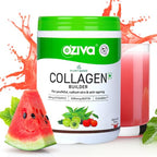 OZiva Vegan Collagen Builder with Biotin & Vitamin C For Brighter & Youthful Skin | Collagen Supplement For Women & Men | Plant Based Collagen Powder - Distacart