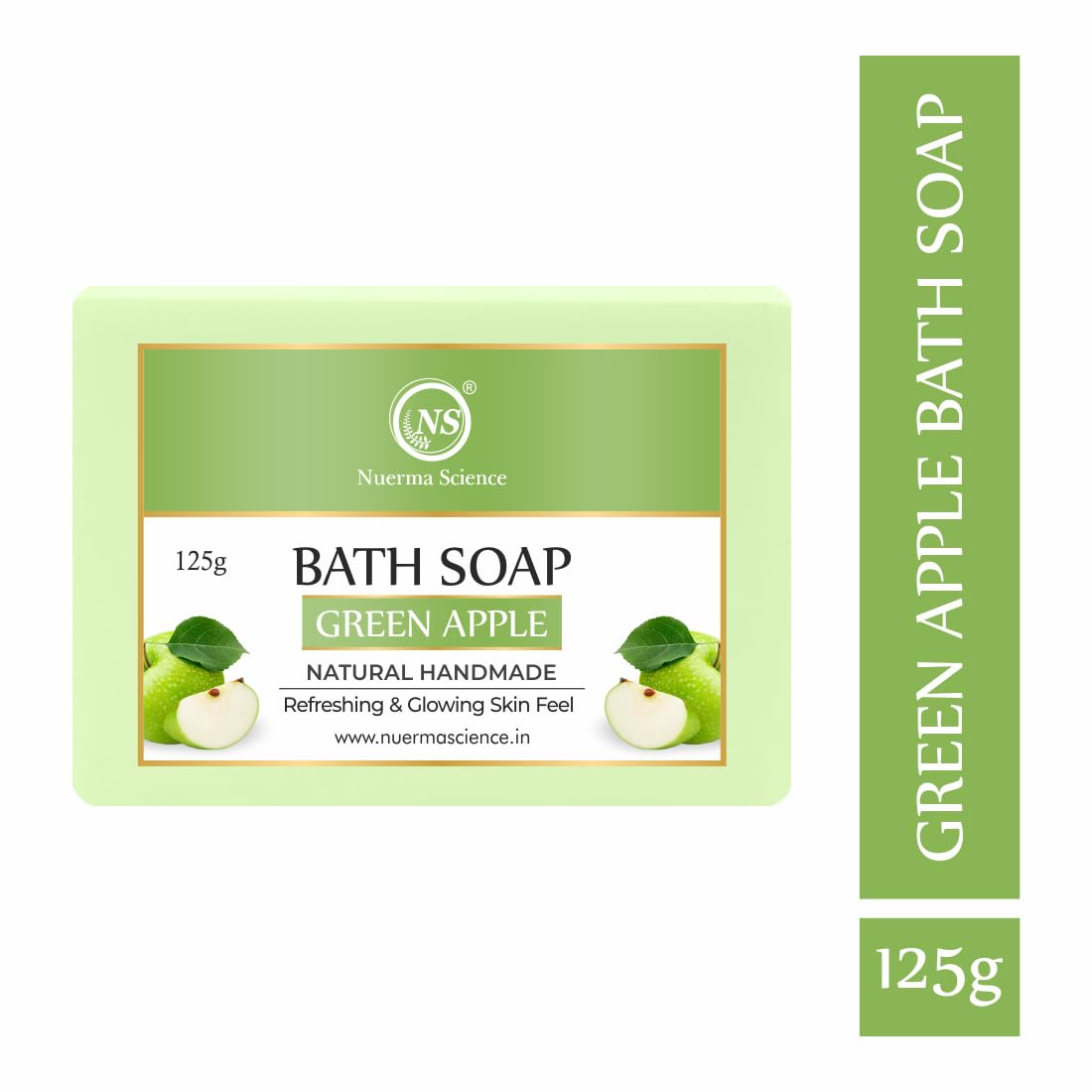 Nuerma Science Green Apple Bath Soap | Refreshes & Revitalizes Skin - Distacart