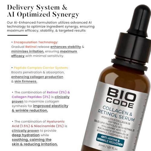 Bio Code Hydrolyzed Collagen & Retinol Serum