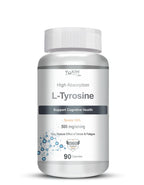Vokin Biotech L-Tyrosine 500mg- Support Cognitive Health May Reduce Effect Of Stress & fatigue-