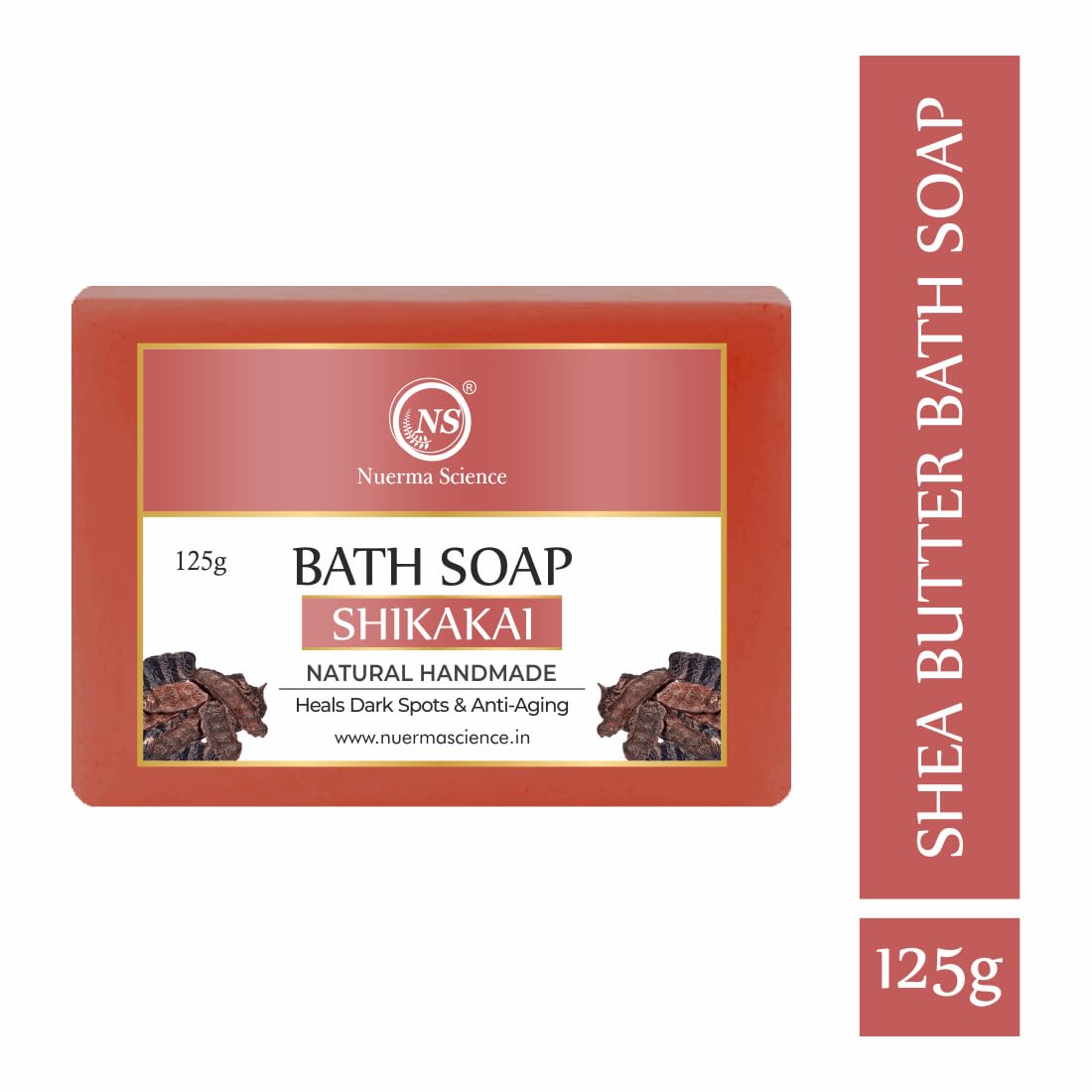Nuerma Science Shikakai Bath Soap | Heals Dark Spots & Anti-Aging - Distacart