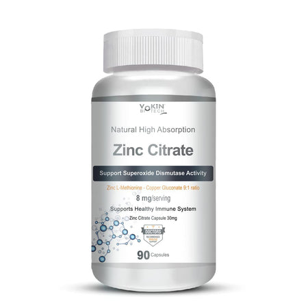 Vokin Biotech Zinc Citrate Supports Healthy Immune system Capsules