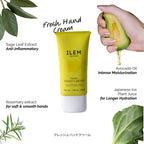 ILEM JAPAN Hand Cream for Women and Men | Best Before Aug 2026 | For Dry and Rough Hand | Hyaluronic Acid and Avocado Oil | All Skin Type Soft Moisturizer Cream - 30g