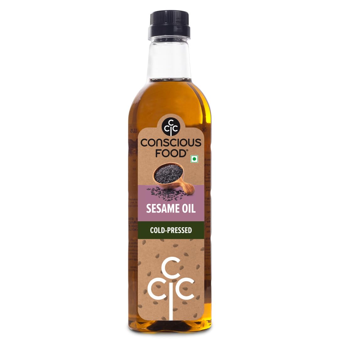 Conscious Food Organic Cold Pressed Sesame Oil - Distacart