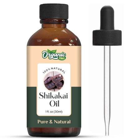 Organic Zing Shikakai (Acacia concinna) Oil | Pure & Natural Essential Oil for Haircare & Massage
