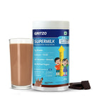 Gritzo Supermilk Height+ For 2-6Y Boys/Girls - Double Chocolate Flavor - Distacart