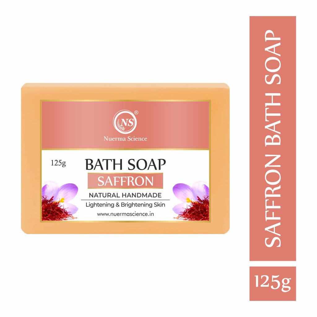 Nuerma Science Saffron Bath Soap | Lightening & Brightening Skin - Distacart