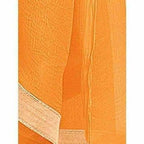 Chanderi Silk Unstitched Peach Color Dress Material - Distacart
