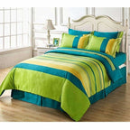 Cotton Double Bedsheet with 2 Pillow Covers - Multicolour