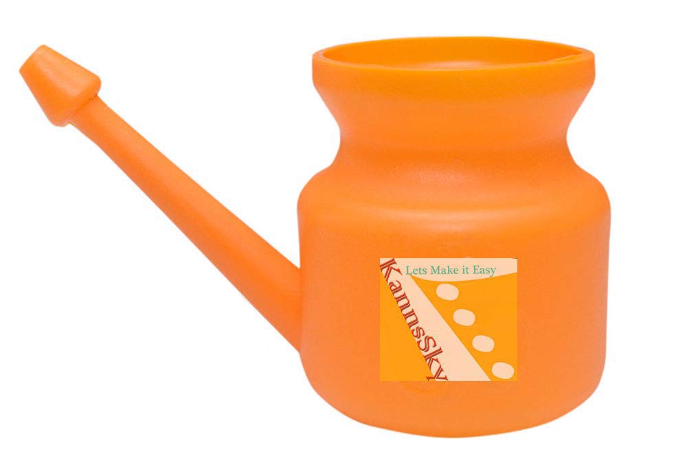 Kannssky Plastic Jala Neti Pot for Nasal Wash