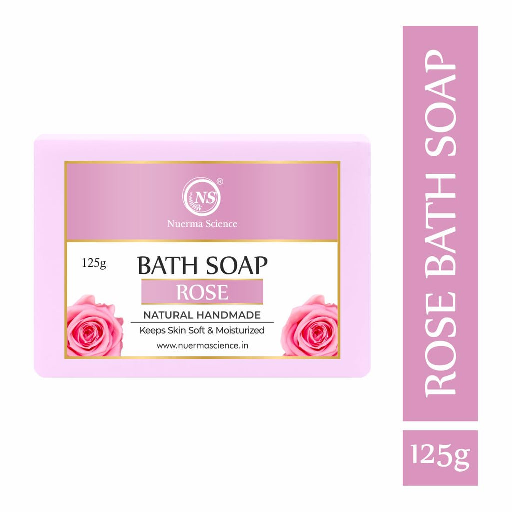 Nuerma Science Rose Bath Soap | Keeps Skin Soft & Moisturized - Distacart