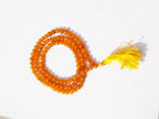 Kannssky Orange Hakik (Agate) Mala - Hindu Buddhist Prayer Beads